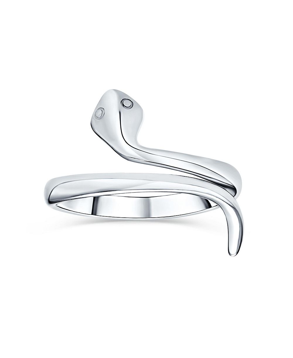 Кольцо Bling Jewelry Stackable Midi 1MM Wrap Band Snake Ring Gold Plated.925 Sterling Silver