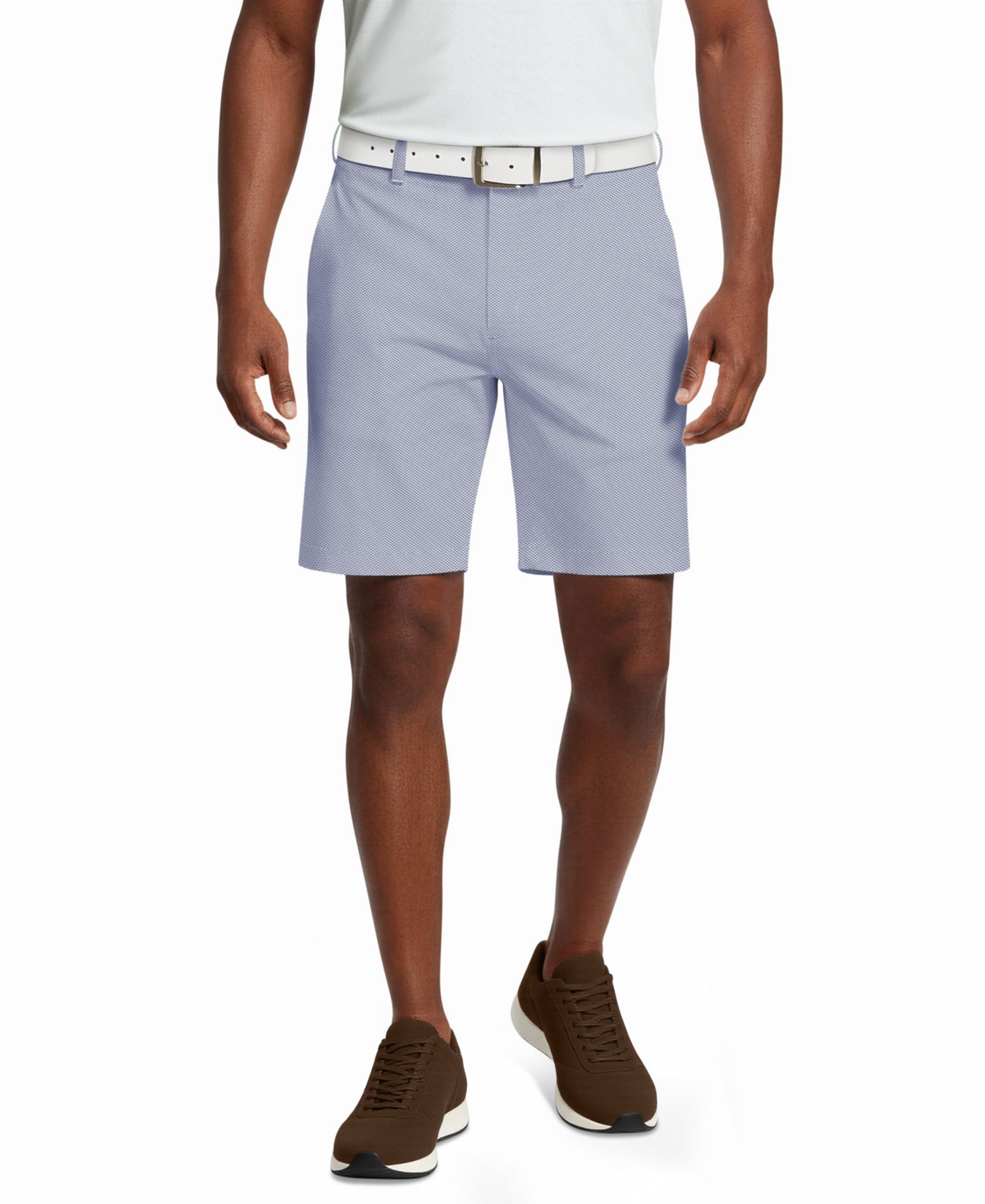PGA TOUR Men's Micro Geo Print Golf Shorts
