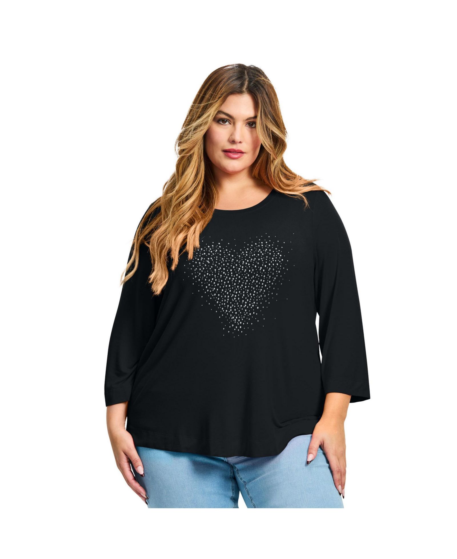 Женский топ Avenue Plus Size Love Heart