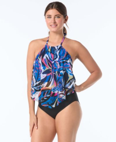 Женский топ Coco Reef Aura High-Neck Mesh Ruffle