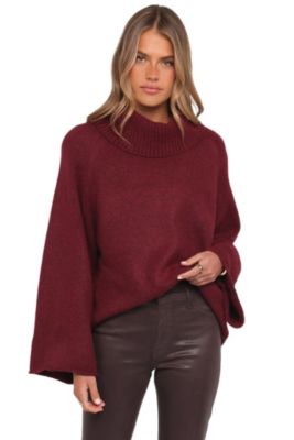 Petal and Pup Women's Bindy Cowlneck Knit Sweater