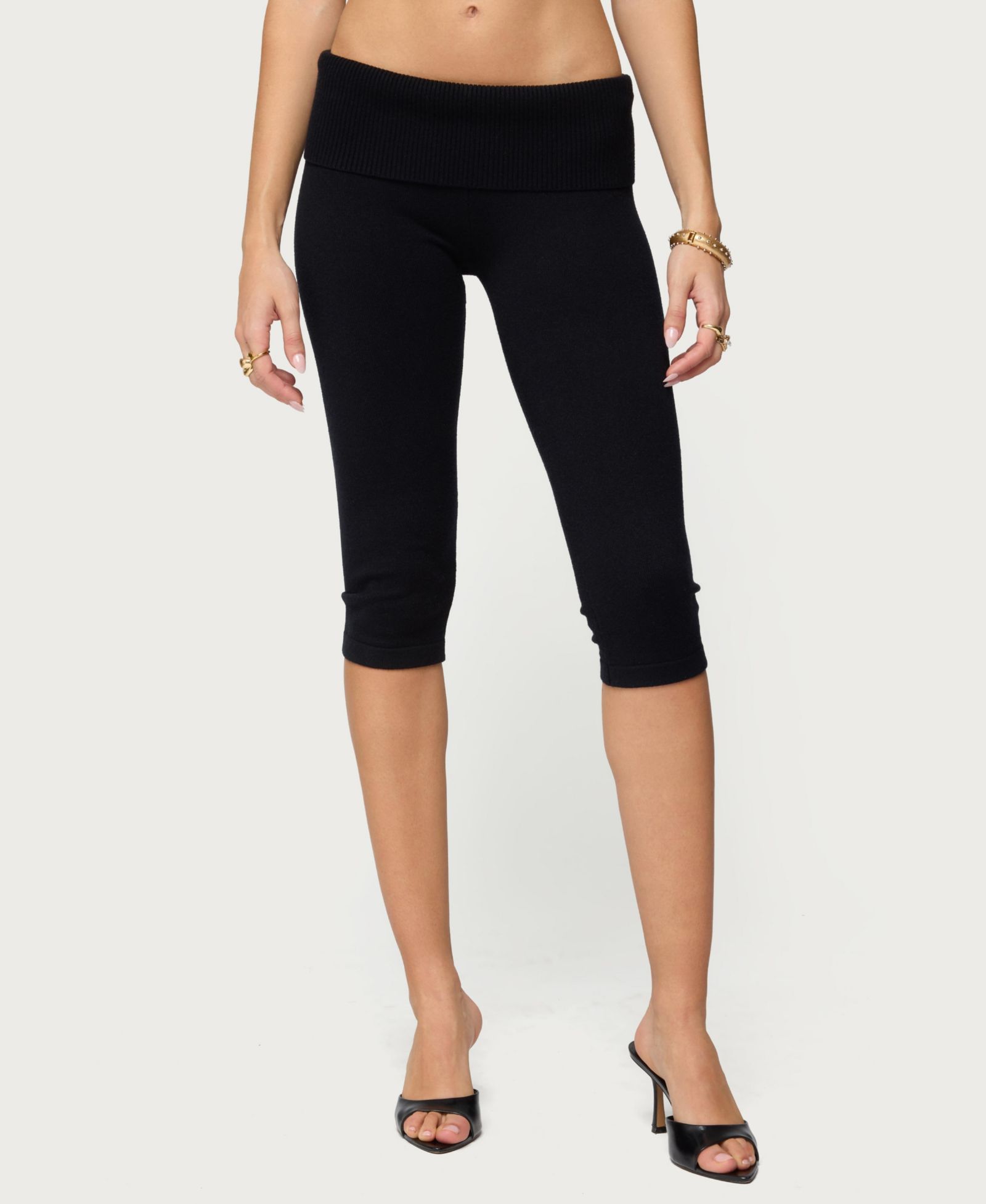 Edikted Women's Skyla Knit Capri Pants