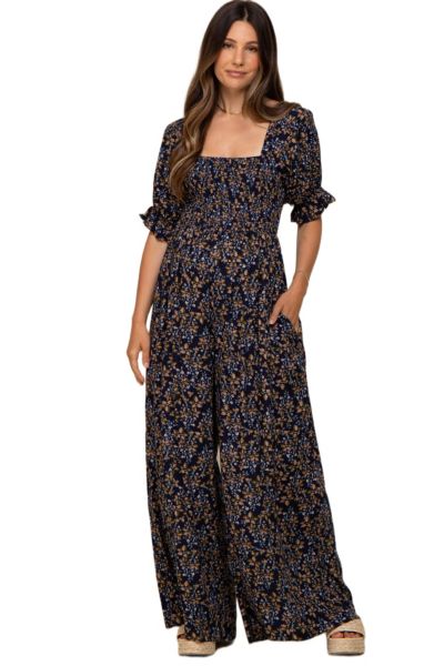 Женский комбинезон Pinkblush Navy Floral Smocked