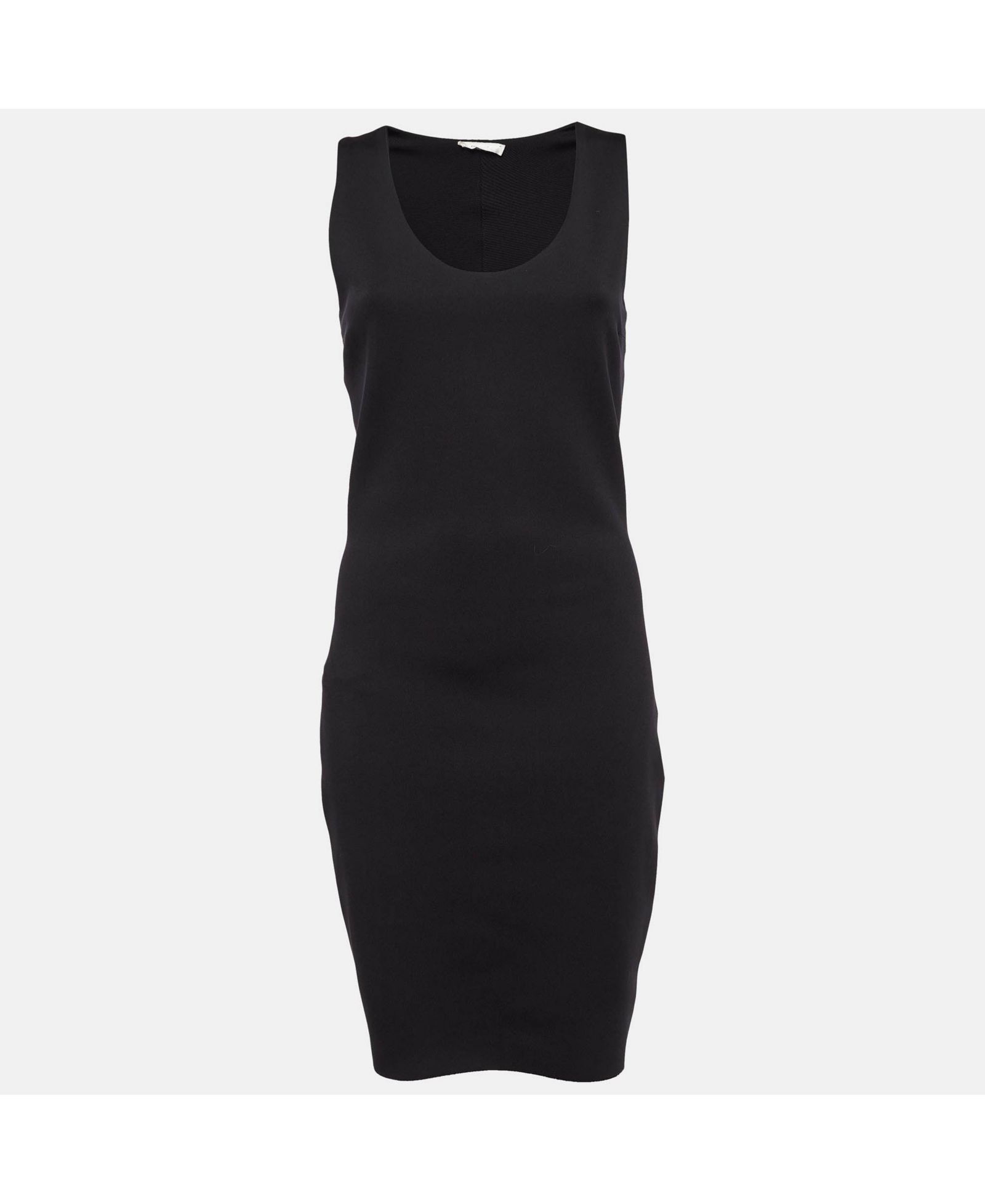 Pre-Owned The Row Women's Black Jersey Sleeveless Bodycon Dress