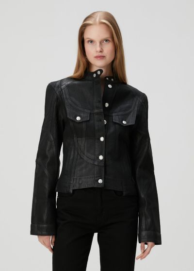 Женская джинсовая куртка PCFG PURE COTTON SHINY COATED DENIM