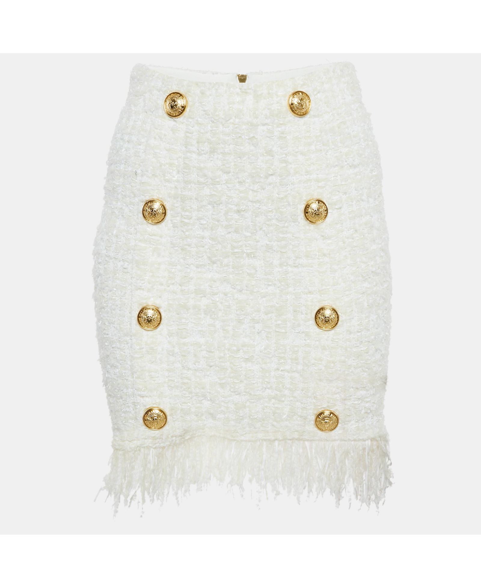 Pre-Owned Balmain Женская юбка-карандаш из твида