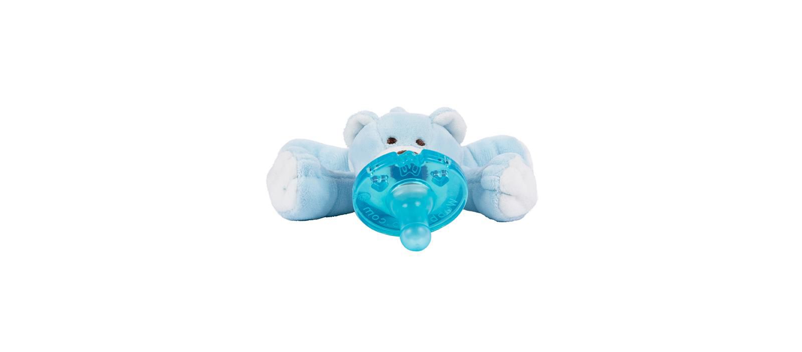 WubbaNub детский пустырь с мишкой, Blue