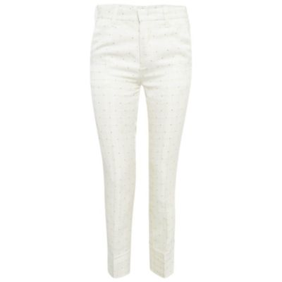 Pre-Owned Zadig & Voltaire Women's Star Pist Jacquard Straight Leg Trousers