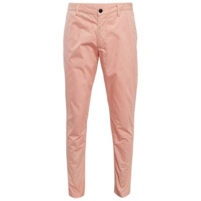 Pre-Owned Zadig & Voltaire Men's Pink Cotton Patrick Chino Trousers