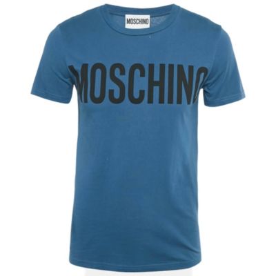 Pre-Owned Moschino Мужская футболка с логотипом