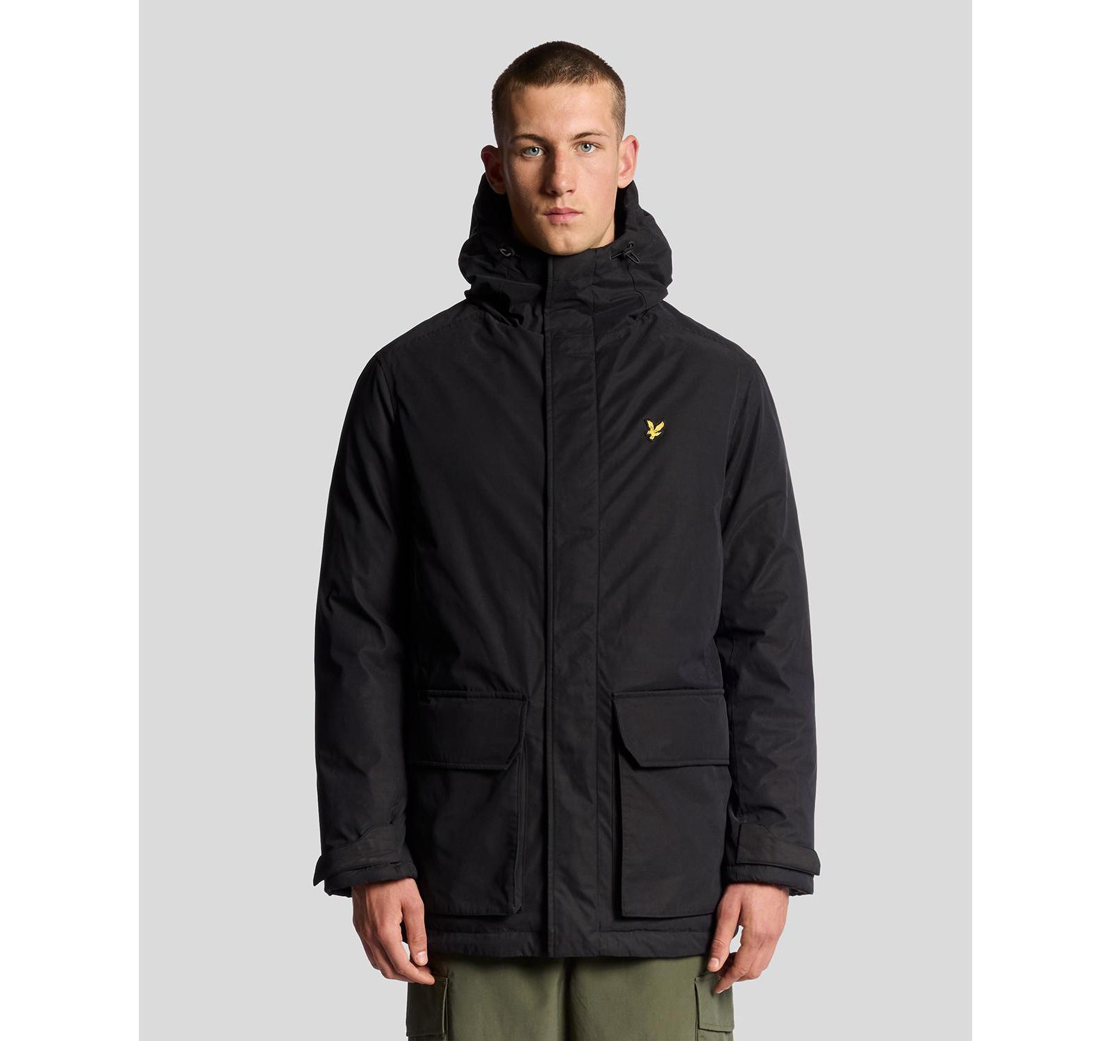 Lyle & Scott Мужская парка с капюшоном и мембраной Long Sleeve