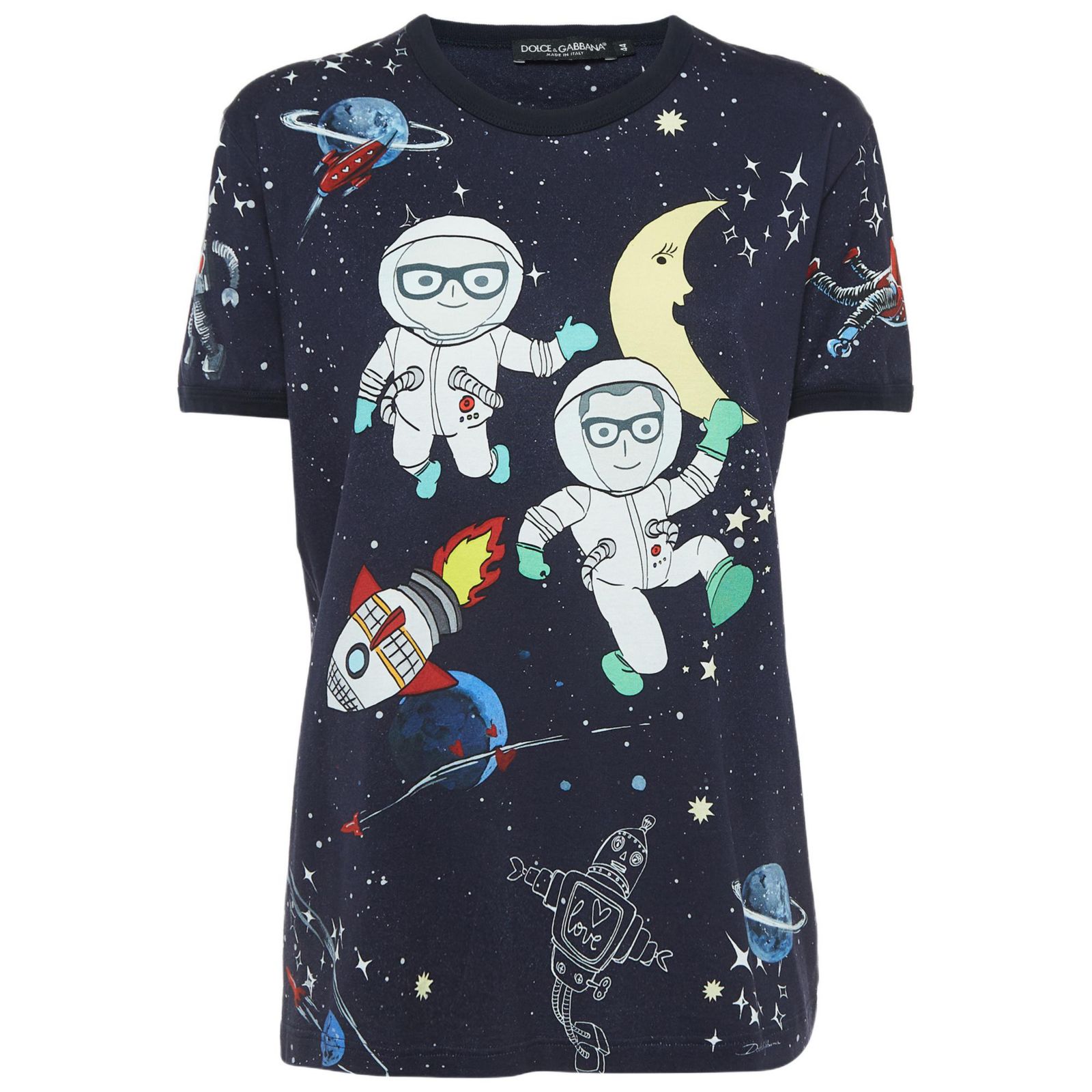 Женский топ Dolce and Gabbana Navy Cotton