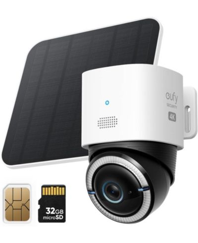 Eufy 4G LTE Cam S330 Solar Pan-and-Tilt Security Camera