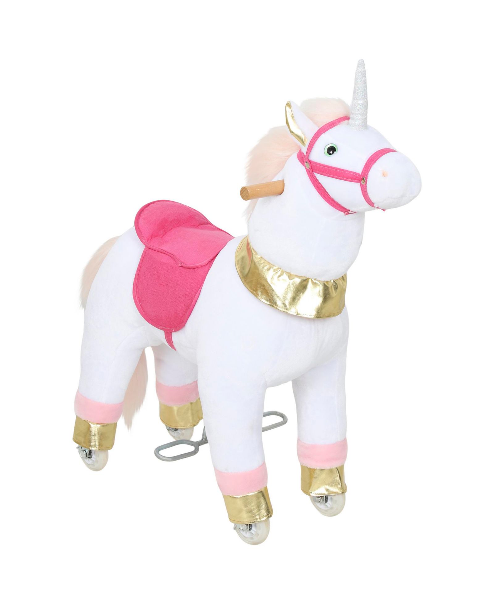 Игрушка Qaba Ride on Unicorn, плюшевая качалка для детей 3-5 лет