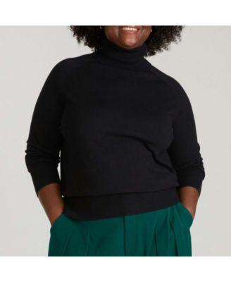 Universal Standard женская водолазка Plus Size Savvy Fine Knit Raglan