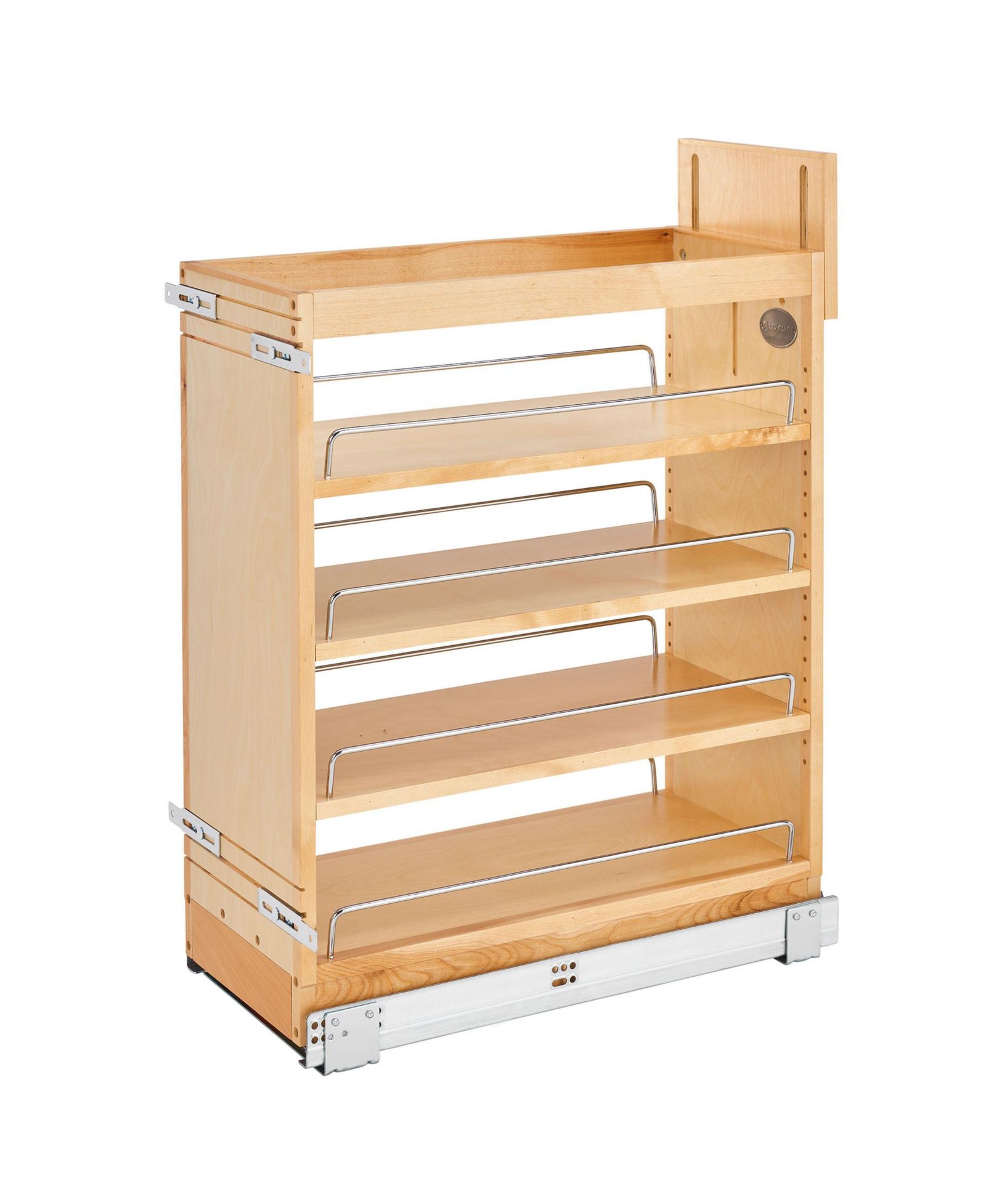 Rev-A-Shelf 10.25" Pullout Kitchen Cabinet Organizer Soft-close, 448-BCSC-9C