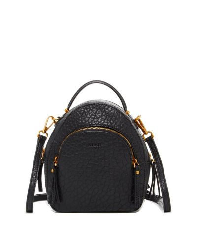 SUSU Small Leather Mini Backpack Purse with Convertible Crossbody Straps