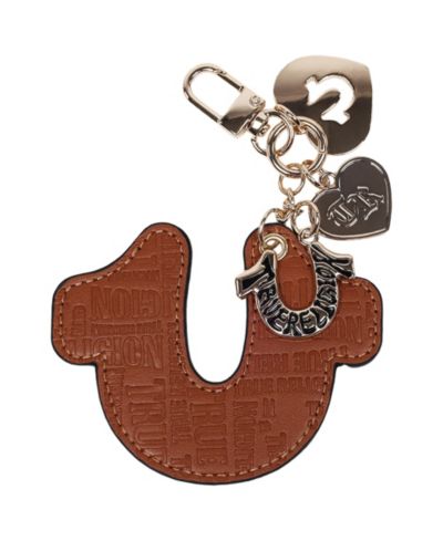 True Religion Embossed Horseshoe Bag Charm