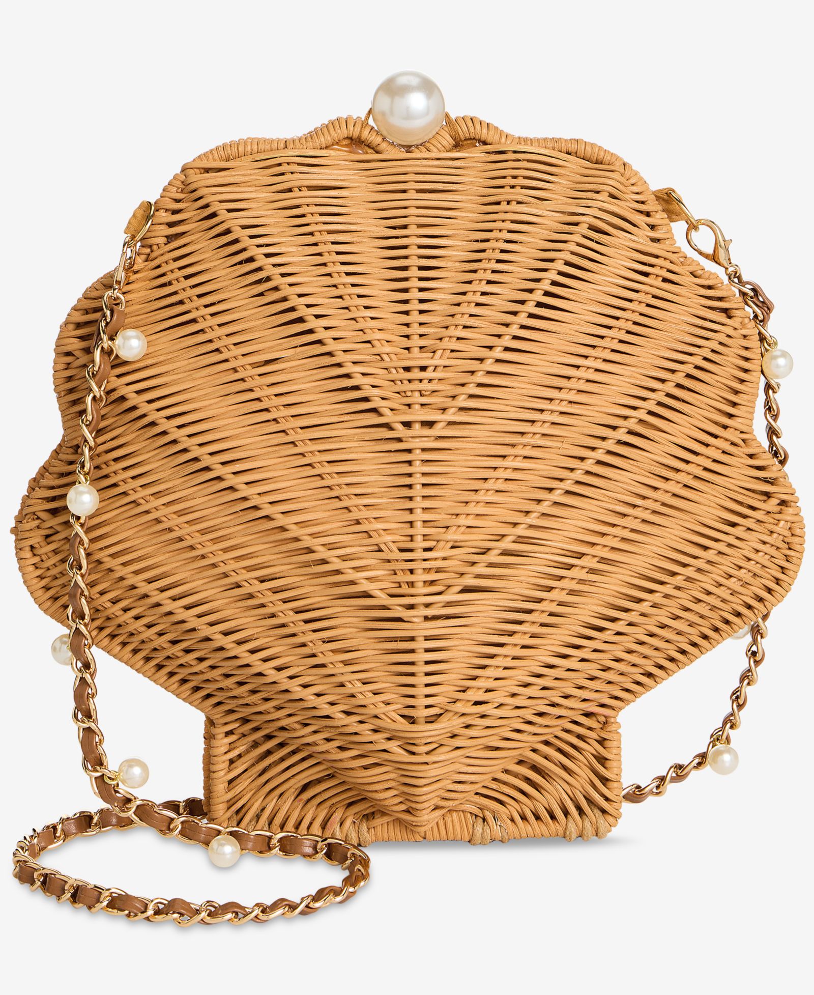 Кроссбоди сумка I.N.C. International Concepts Shell-Shaped Rattan