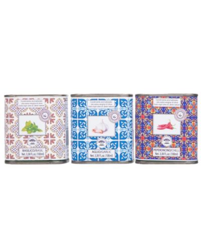 Подарочный набор оливкового масла Verve Culture (базилик, чили, чеснок)