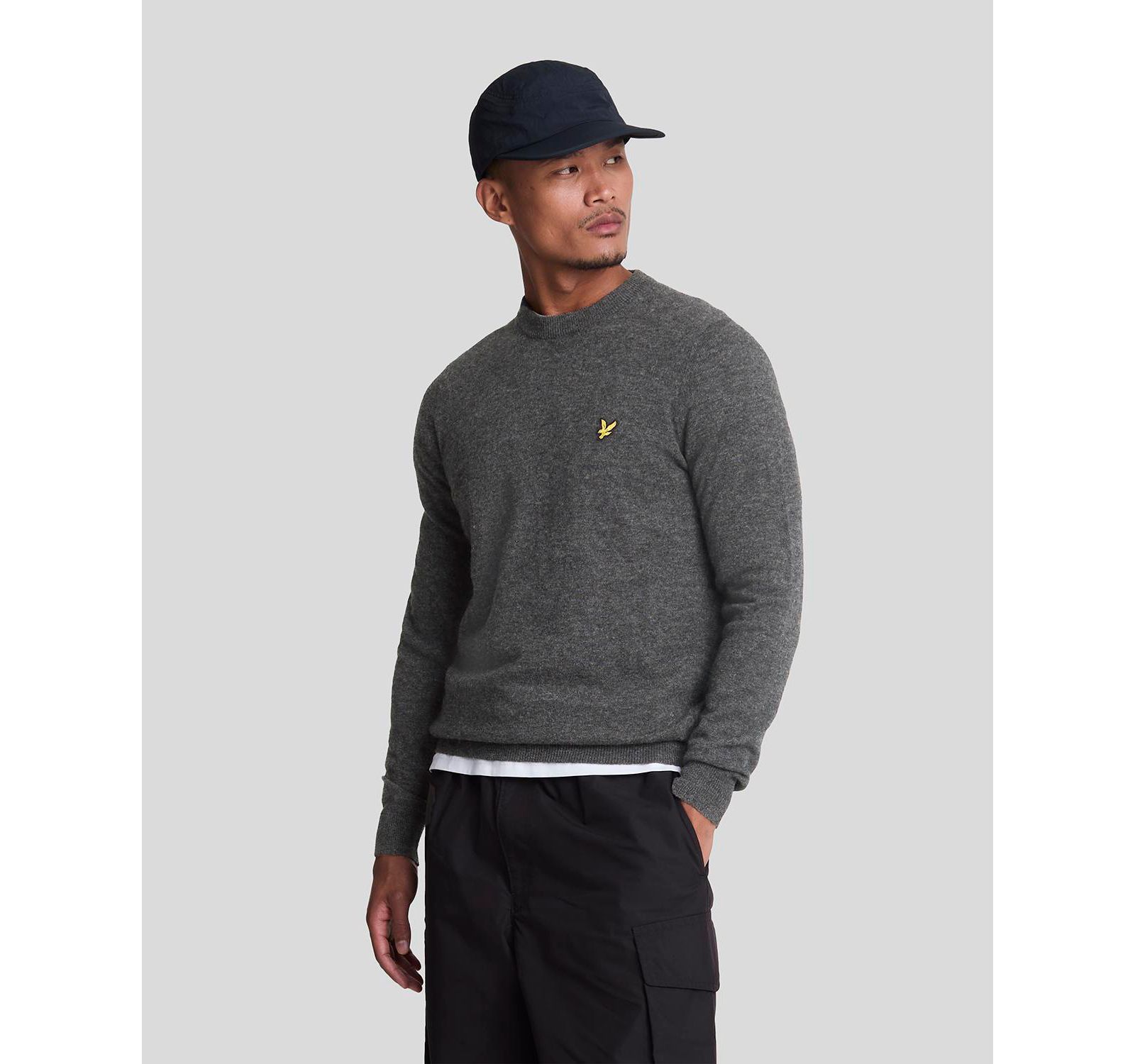 Мужской джемпер Lyle & Scott Lambswool Blend Crew Neck