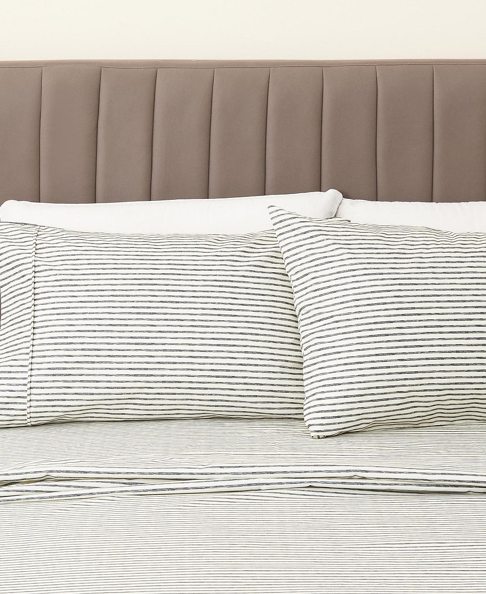 Linery and Co. Ultra-Soft Striped Brushed Microfiber Sheet Set
