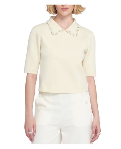 ELLE Collection Женский вязаный топ-шаль с отделкой