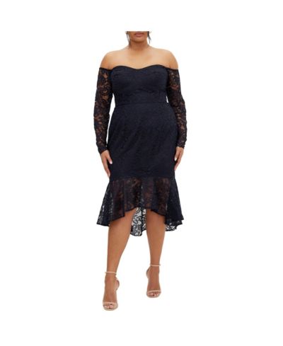 Женское кружевное платье CITY CHIC Athena Plus Size