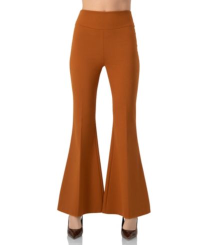 Ivonne Women's Flared Trousers with Wide Waistband