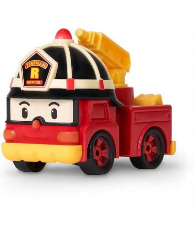 Металлическая аварийная пожарная машина Robocar Poli Roy - подарок для детей