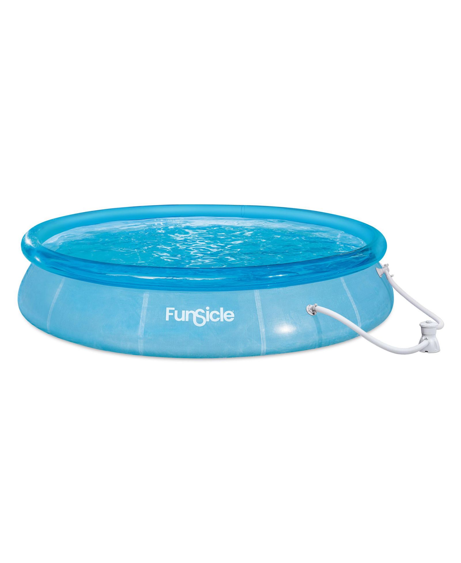 Funsicle Надувной круг для бассейна Sea-Thru QuickSet, 12'x30"