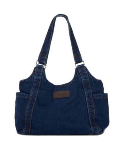 Женская джинсовая сумка-тоут SUSU Women's Denim Shoulder Tote Bag Hobo Bag