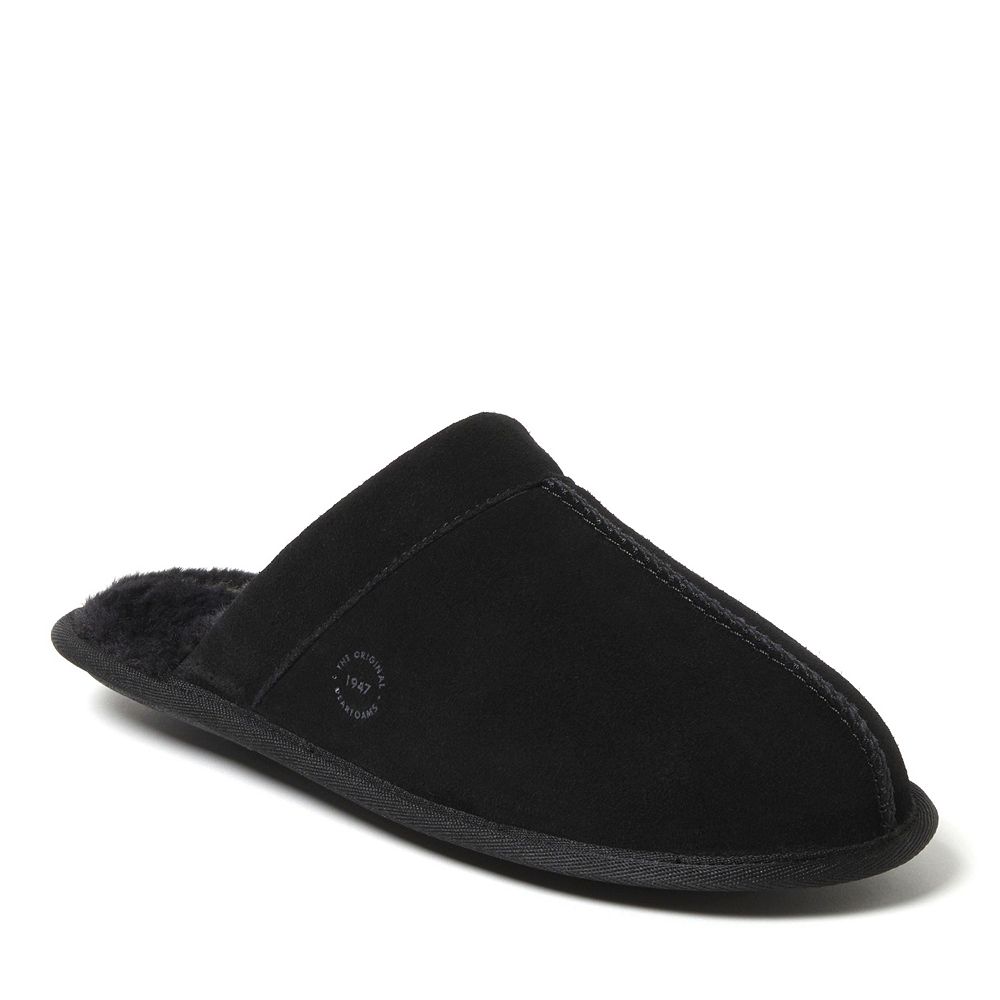 Dearfoams Men's Kirk Genuine Suede Scuff House Slipper