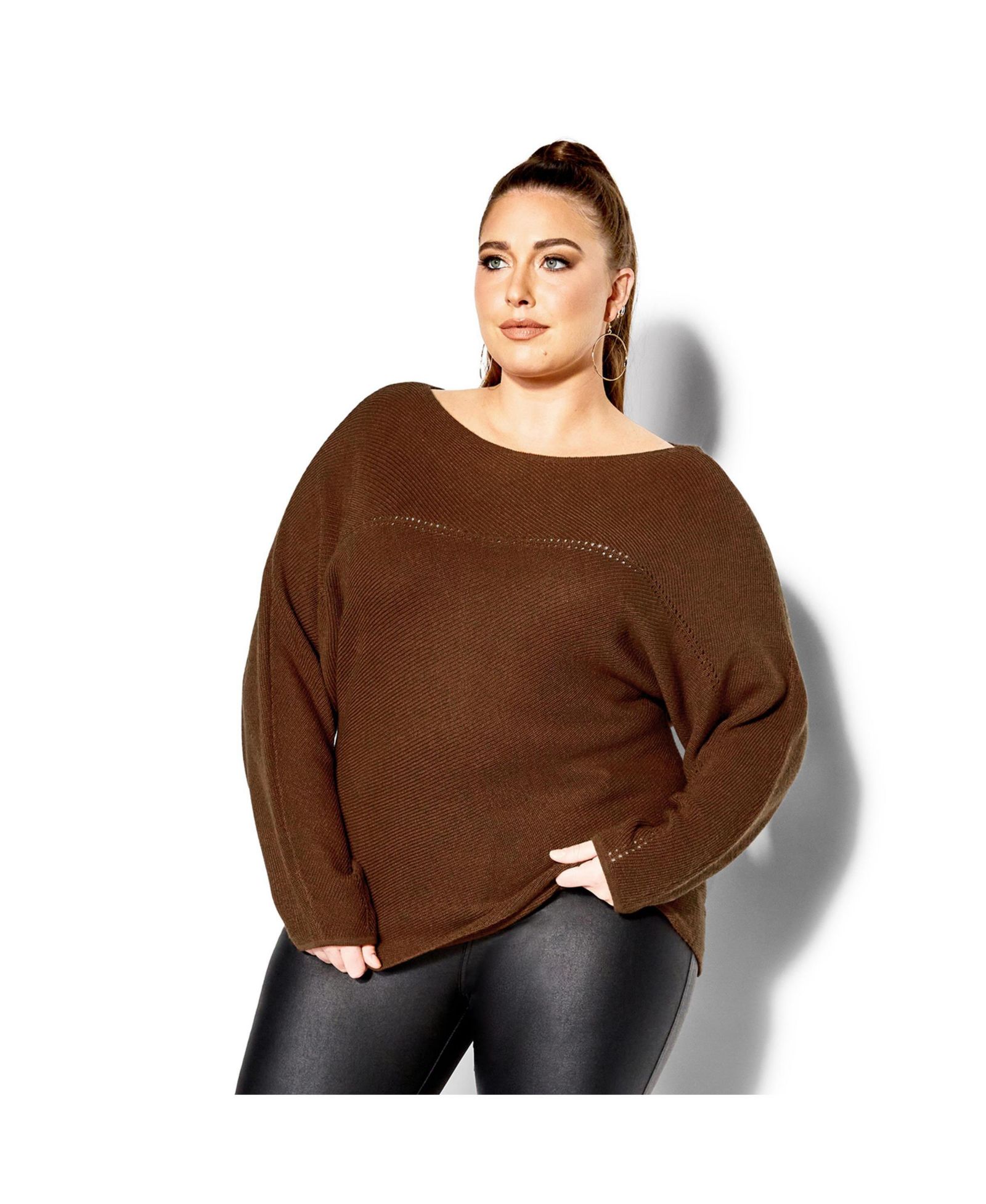 Свитер Plus Size Romance CITY CHIC