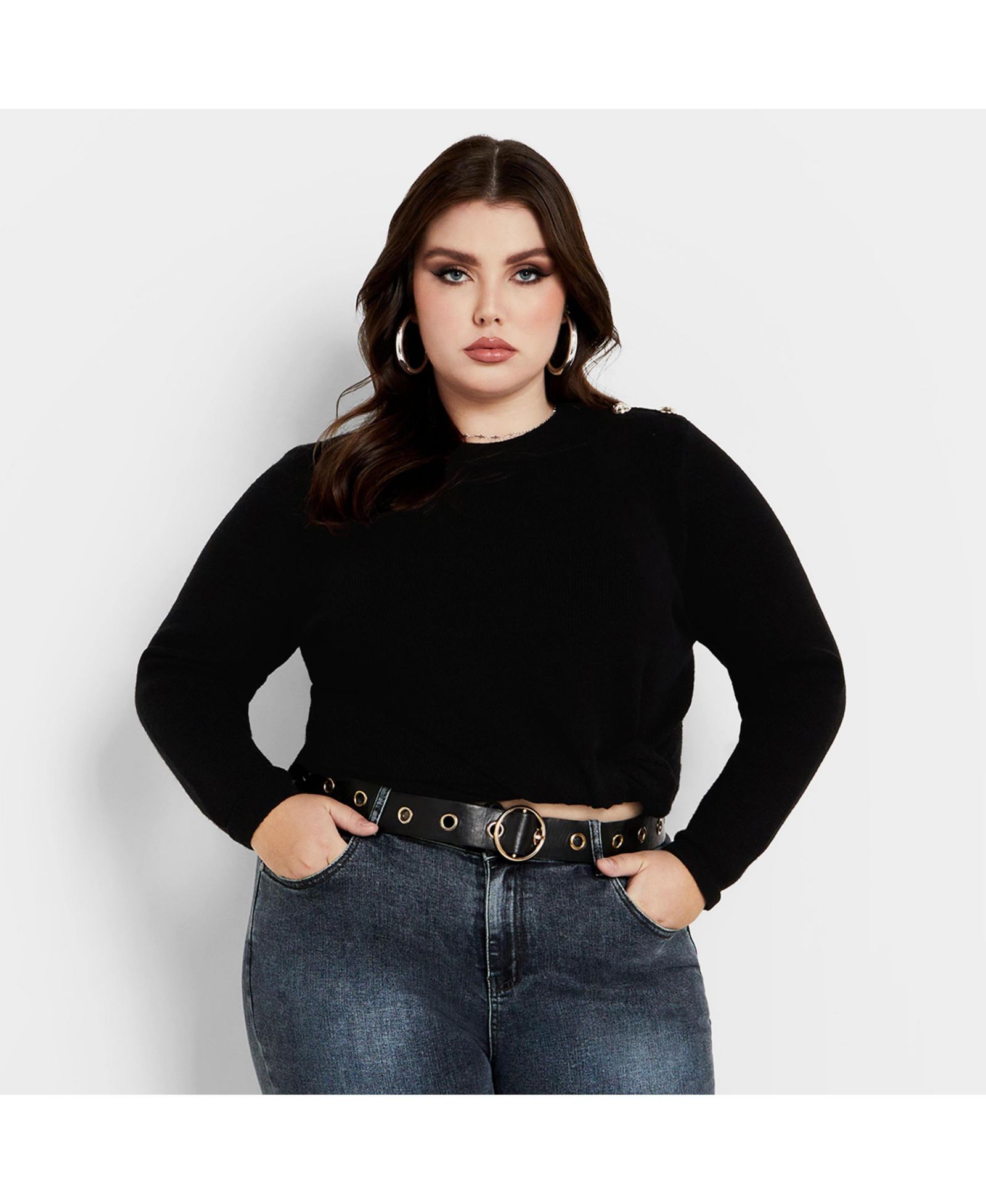 CITY CHIC свитер Royal, Plus Size