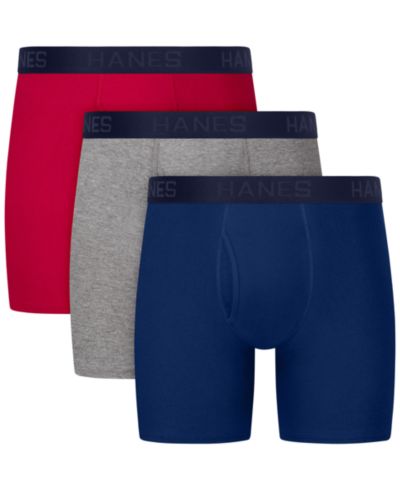 Мужские боксеры-брифы Hanes Ultimate Comfort Blend, 3 шт