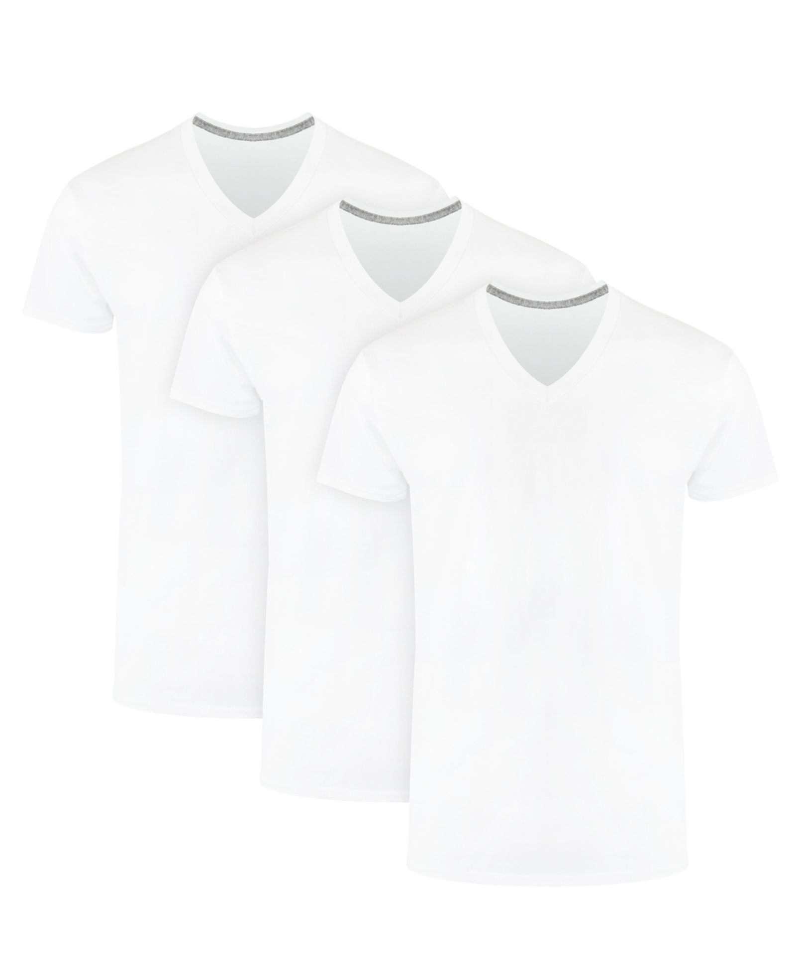 Hanes Men's Ultimate V-Neck Undershirt, 3-Pack