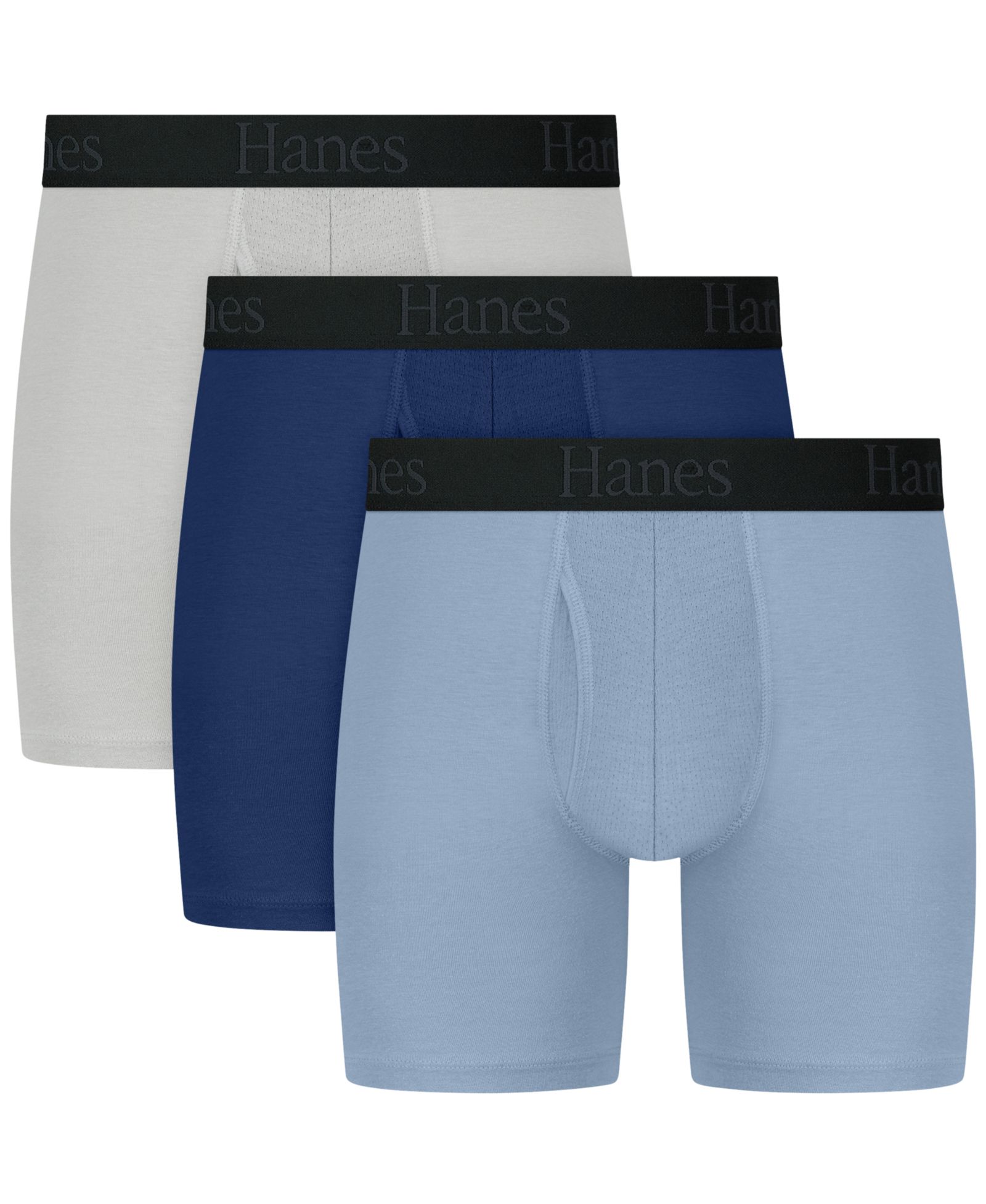 Hanes Men's Ultimate Comfort Flex Fit Boxer Briefs, 3-Pack