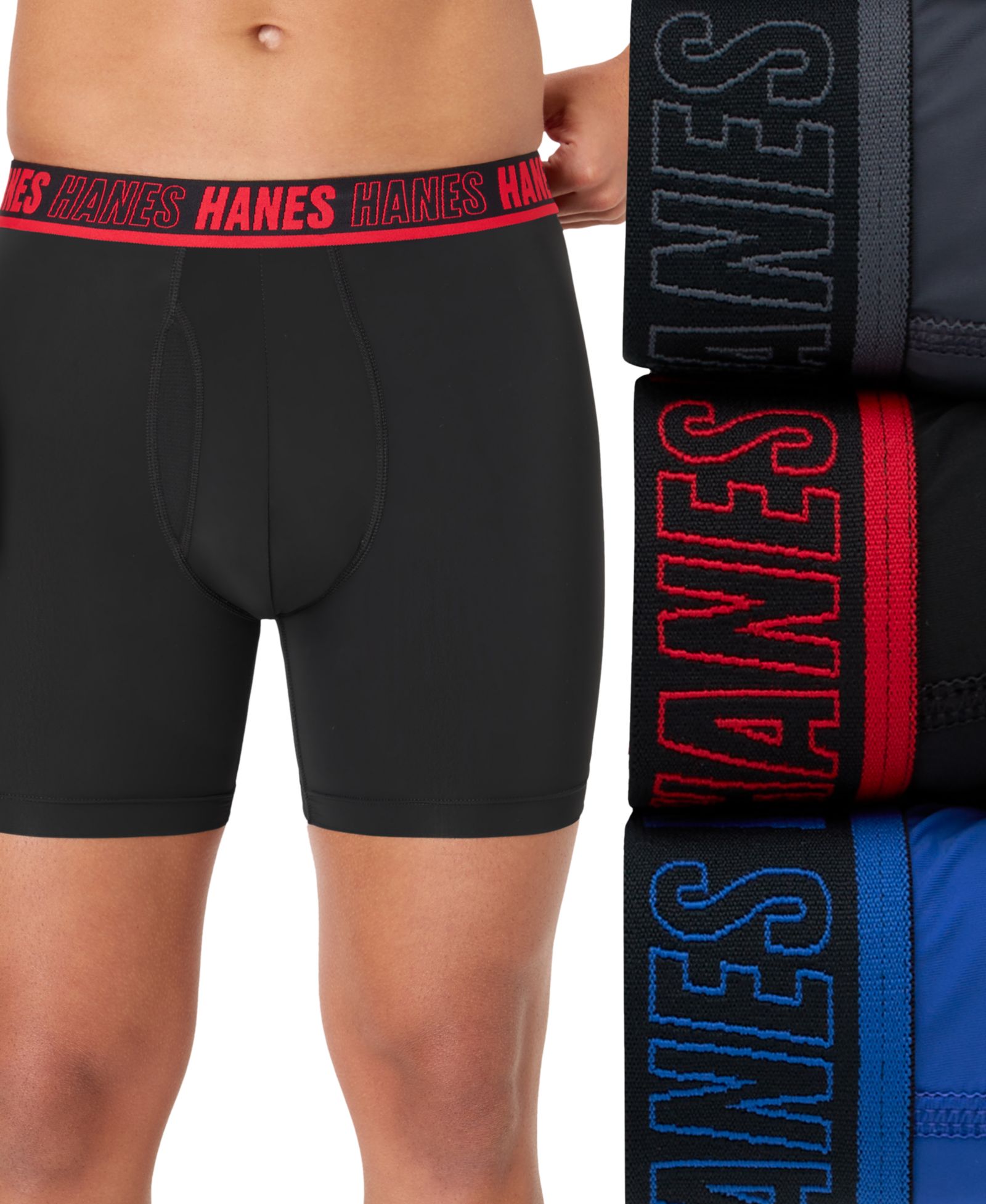 Hanes Мужские боксеры-брифы Moves XTEMP 3-Pack