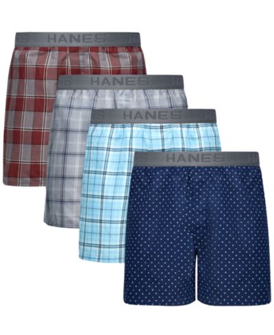 Мужские боксеры Hanes Ultimate Woven, 4-Pack