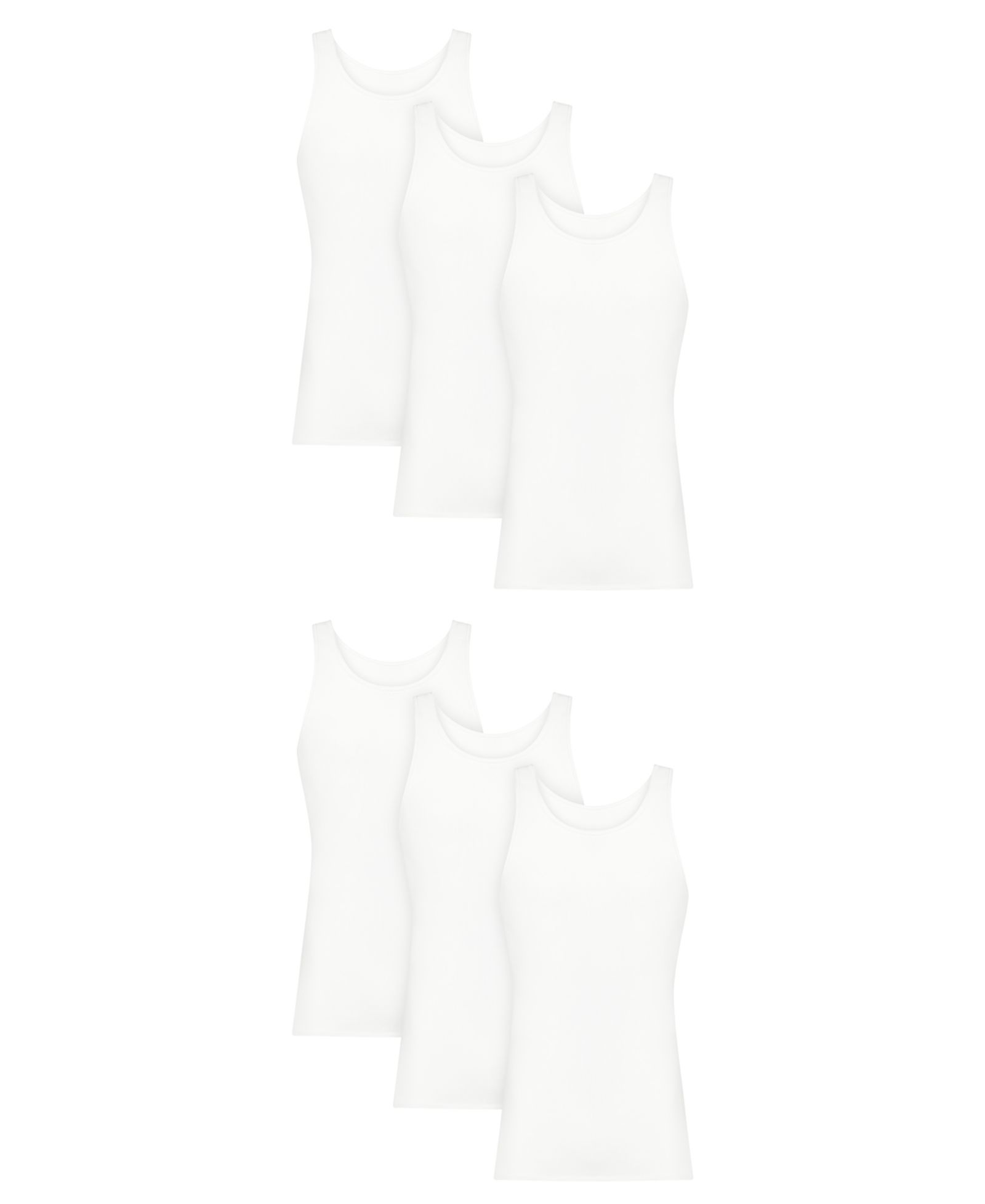 Hanes Men's Ultimate Comfort Fit Tank Undershirt, 6-Pack