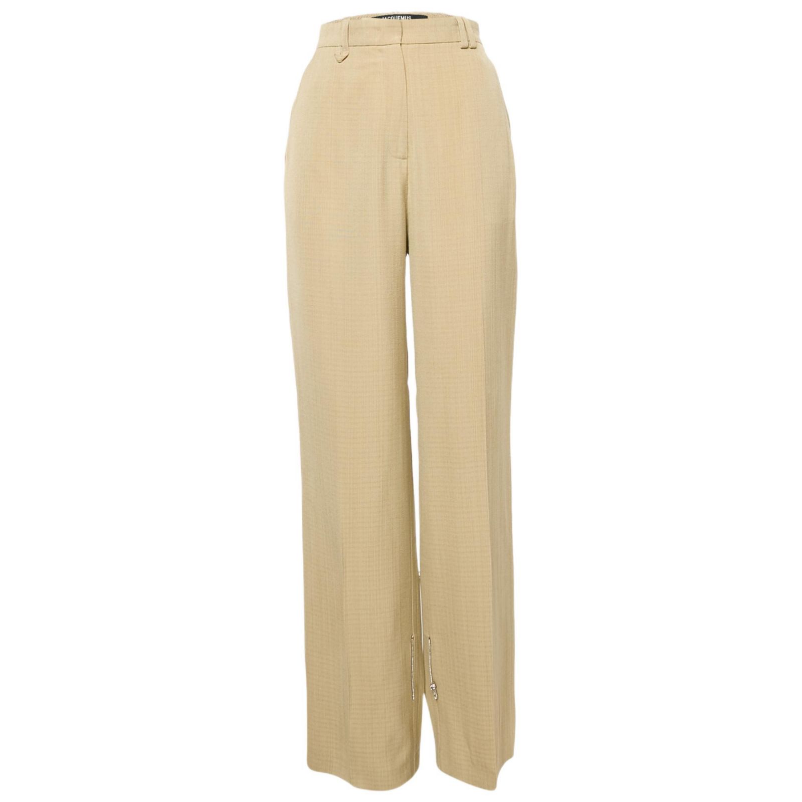 Pre-Owned Jacquemus Women's Silk Blend High Rise Le Papier Trousers
