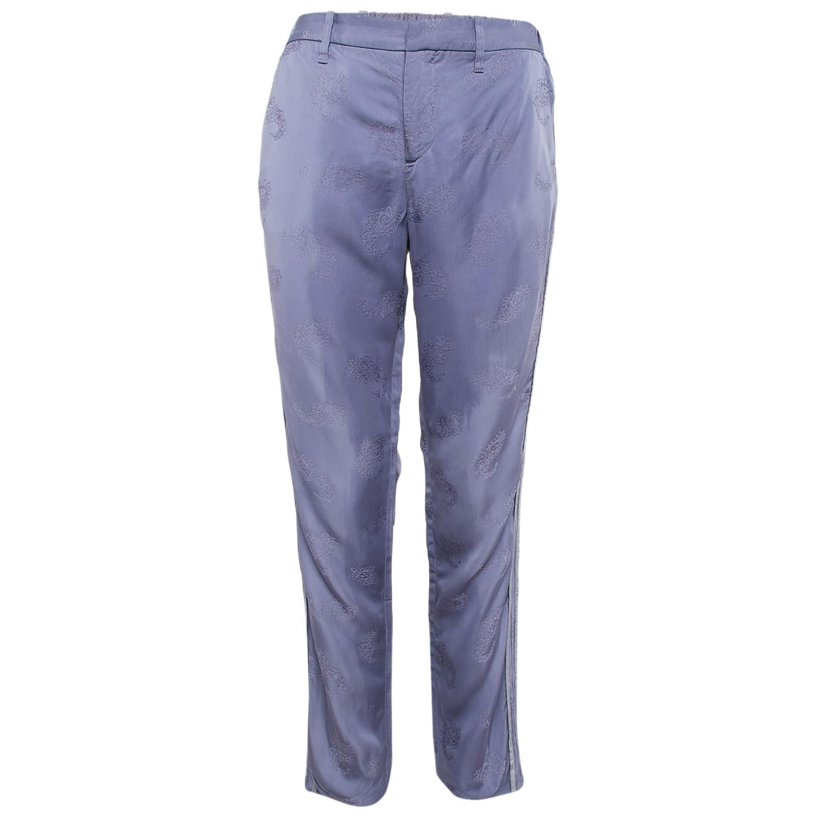 Pre-Owned Zadig & Voltaire Women's Floral Jacquard Trousers