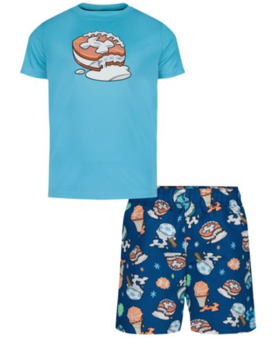 Комплект из футболки и шорт Under Armour Boys' 4-7 Ice-Cream с принтом