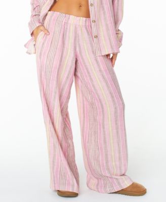 Fuchsia Pink Coastline Stripe