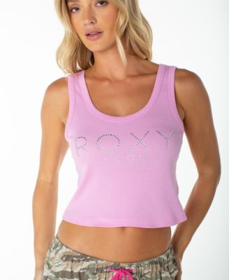 Roxy Women's Shine Bright Scoop Baby Ribbed Tank