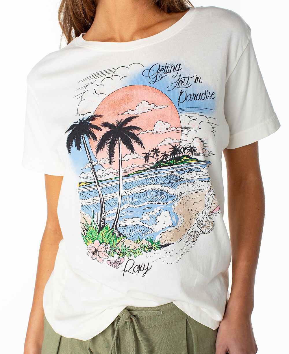 Roxy Women's Graphic Crewneck Cotton T-Shirt