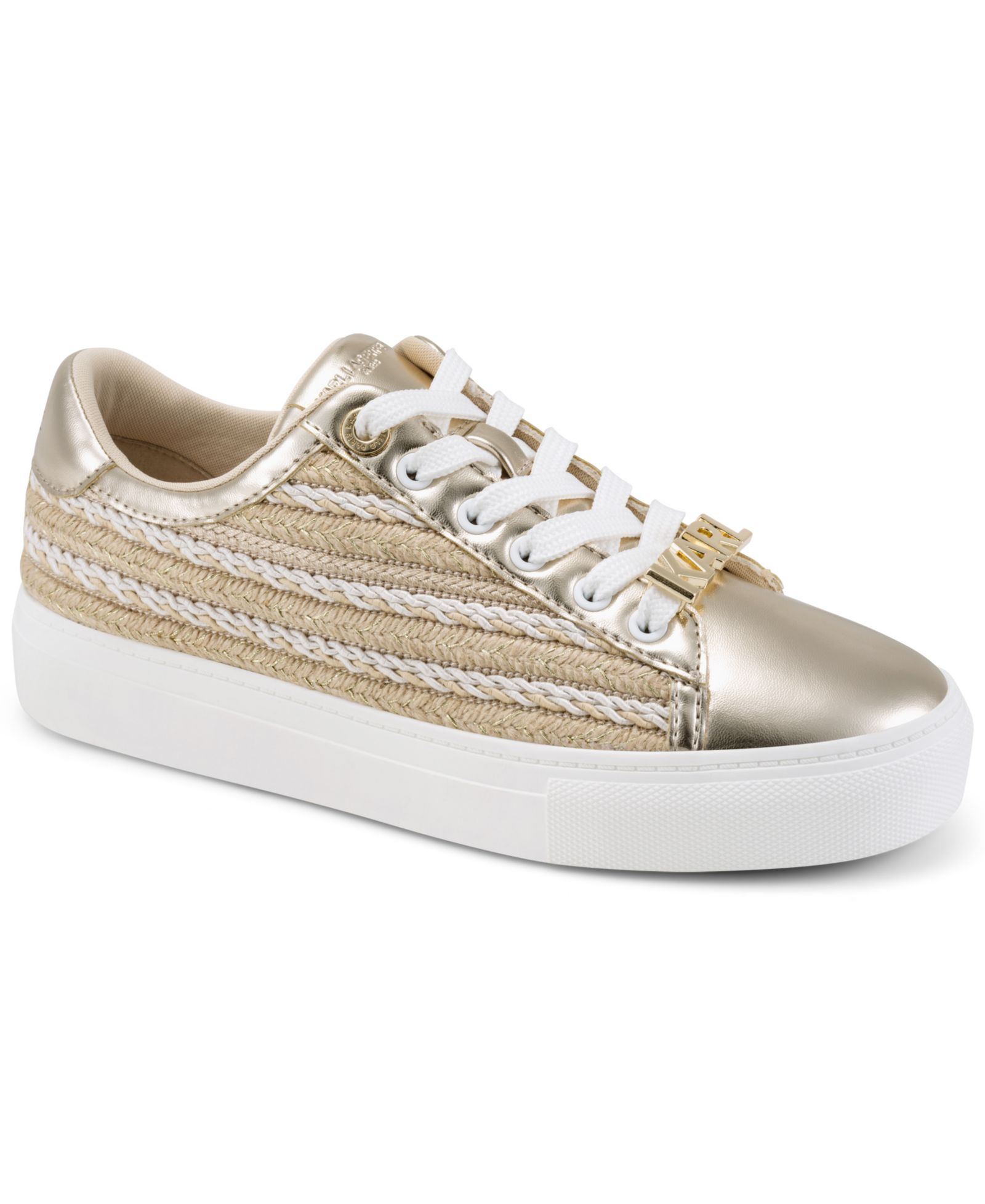 Женские кеды KARL LAGERFELD PARIS Cate Pearl Lace-Up Sneakers
