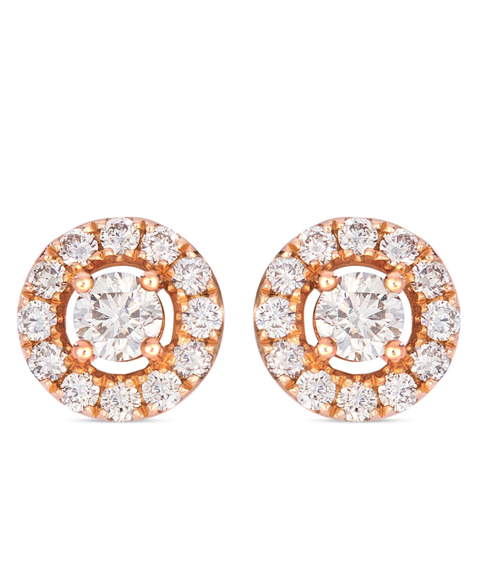 Серьги Le Vian Nude Diamond (0.96 ct. t.w.) в 14k Strawberry Gold