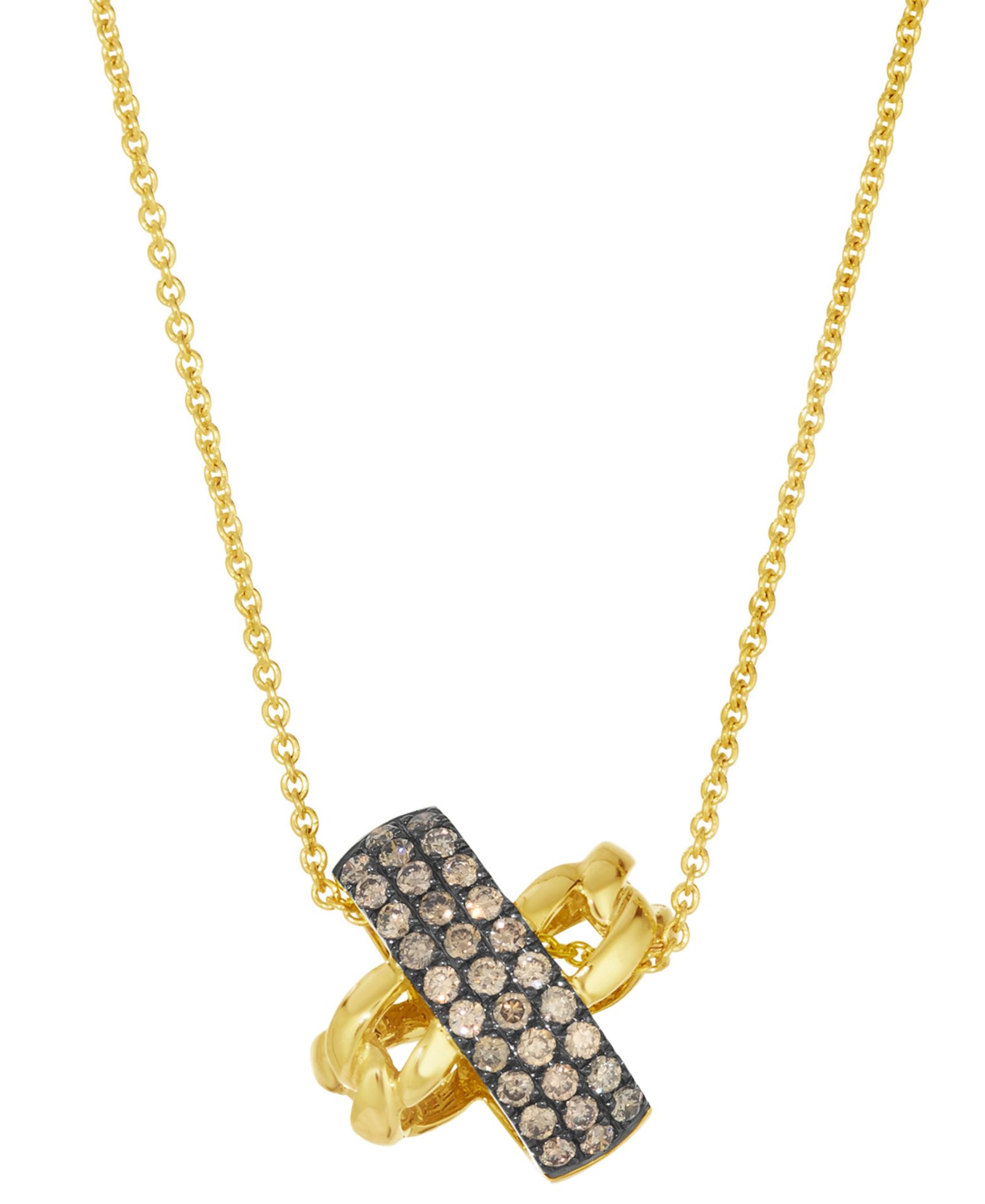 Подвеска-ожерелье Le Vian Chocolate Diamond в 14k Honey Gold